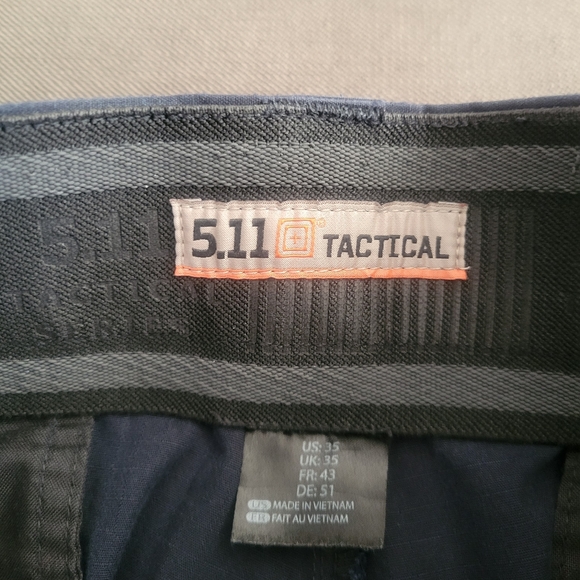 511 Tactical Pants Mens 35 Black Ripstop Adjustable Workwear Outdoors 35X29 - Picture 4 of 5